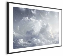 Artgeist Plakatas - Astral Calm: Stars Scattered Over Delicate Clouds