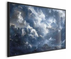Artgeist Plakatas - Astronomical Wonders: Clouds and Stars in Harmonious Union