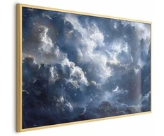Artgeist Plakatas - Astronomical Wonders: Clouds and Stars in Harmonious Union