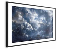 Artgeist Plakatas - Astronomical Wonders: Clouds and Stars in Harmonious Union