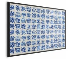 Artgeist Plakatas - Azulejos Tiles - traditional Portuguese ceramic tiles
