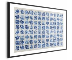 Artgeist Plakatas - Azulejos Tiles - traditional Portuguese ceramic tiles