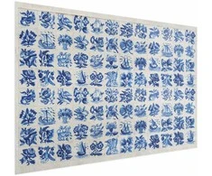 Artgeist Plakatas - Azulejos Tiles - traditional Portuguese ceramic tiles
