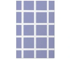 Artgeist Plakatas - Baltas Lines - a grid with large gaps on a mėlynas background