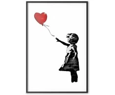 Artgeist Plakatas - Banksy: Girl with a Balloon