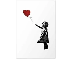 Artgeist Plakatas - Banksy: Girl with a Balloon