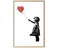 Artgeist Plakatas - Banksy: Girl with a Balloon