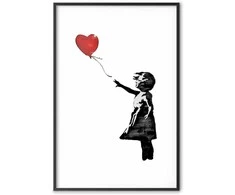 Artgeist Plakatas - Banksy: Girl with a Balloon