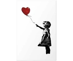 Artgeist Plakatas - Banksy: Girl with a Balloon