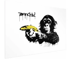 Artgeist Plakatas - Banksy: Monkey with a Banana