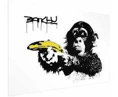 Artgeist Plakatas - Banksy: Monkey with a Banana