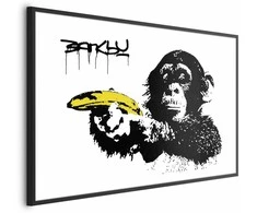 Artgeist Plakatas - Banksy: Monkey with a Banana