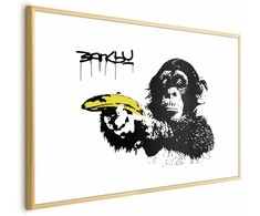 Artgeist Plakatas - Banksy: Monkey with a Banana