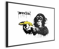 Artgeist Plakatas - Banksy: Monkey with a Banana