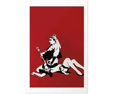 Artgeist Plakatas - Banksy: Queen Victoria