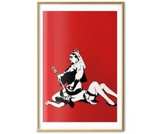 Artgeist Plakatas - Banksy: Queen Victoria