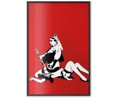 Artgeist Plakatas - Banksy: Queen Victoria