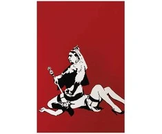 Artgeist Plakatas - Banksy: Queen Victoria