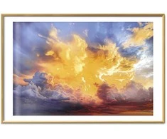 Artgeist Plakatas - Beautiful Sunset - clouds in warm shades