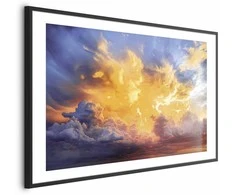Artgeist Plakatas - Beautiful Sunset - clouds in warm shades