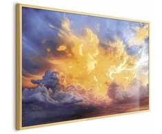 Artgeist Plakatas - Beautiful Sunset - clouds in warm shades