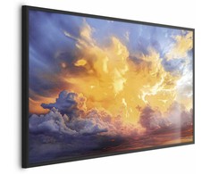 Artgeist Plakatas - Beautiful Sunset - clouds in warm shades