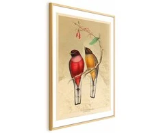 Artgeist Plakatas - Birds on a Branch