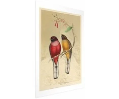 Artgeist Plakatas - Birds on a Branch