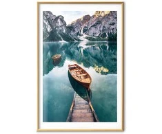 Artgeist Plakatas - Boats in the Dolomites