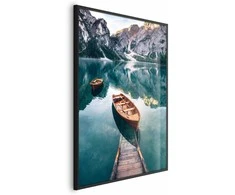 Artgeist Plakatas - Boats in the Dolomites