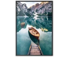 Artgeist Plakatas - Boats in the Dolomites