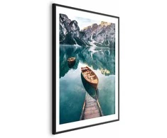 Artgeist Plakatas - Boats in the Dolomites
