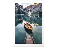 Artgeist Plakatas - Boats in the Dolomites
