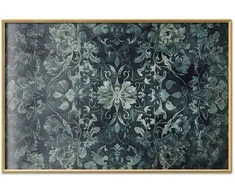 Artgeist Plakatas - Carpet Ornaments in Emerald Shades
