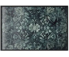 Artgeist Plakatas - Carpet Ornaments in Emerald Shades