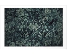 Artgeist Plakatas - Carpet Ornaments in Emerald Shades
