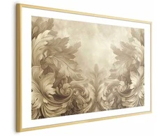 Artgeist Plakatas - Carved Ornaments in Sepia Shades
