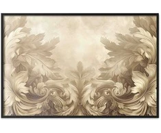 Artgeist Plakatas - Carved Ornaments in Sepia Shades