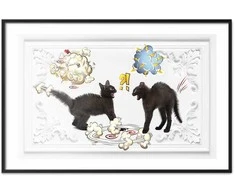 Artgeist Plakatas - Cat Fight