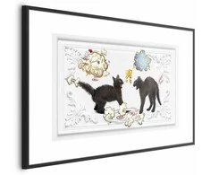 Artgeist Plakatas - Cat Fight