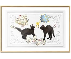 Artgeist Plakatas - Cat Fight