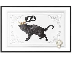 Artgeist Plakatas - Cat with a Crown