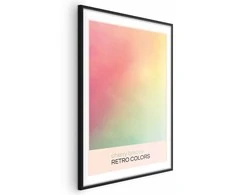 Artgeist Plakatas - Cherry Breeze - Pastel Gradient in Soft, Retro Colors