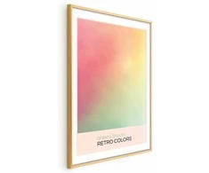 Artgeist Plakatas - Cherry Breeze - Pastel Gradient in Soft, Retro Colors