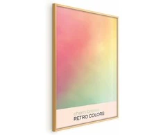 Artgeist Plakatas - Cherry Breeze - Pastel Gradient in Soft, Retro Colors