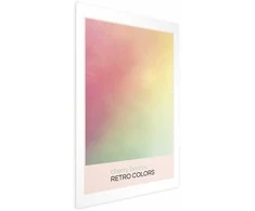 Artgeist Plakatas - Cherry Breeze - Pastel Gradient in Soft, Retro Colors