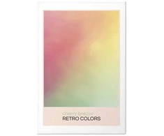 Artgeist Plakatas - Cherry Breeze - Pastel Gradient in Soft, Retro Colors