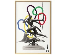 Artgeist Plakatas - Collage Graphic - Woman Shooting a Bow