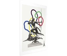 Artgeist Plakatas - Collage Graphic - Woman Shooting a Bow