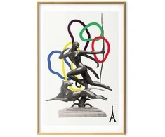 Artgeist Plakatas - Collage Graphic - Woman Shooting a Bow